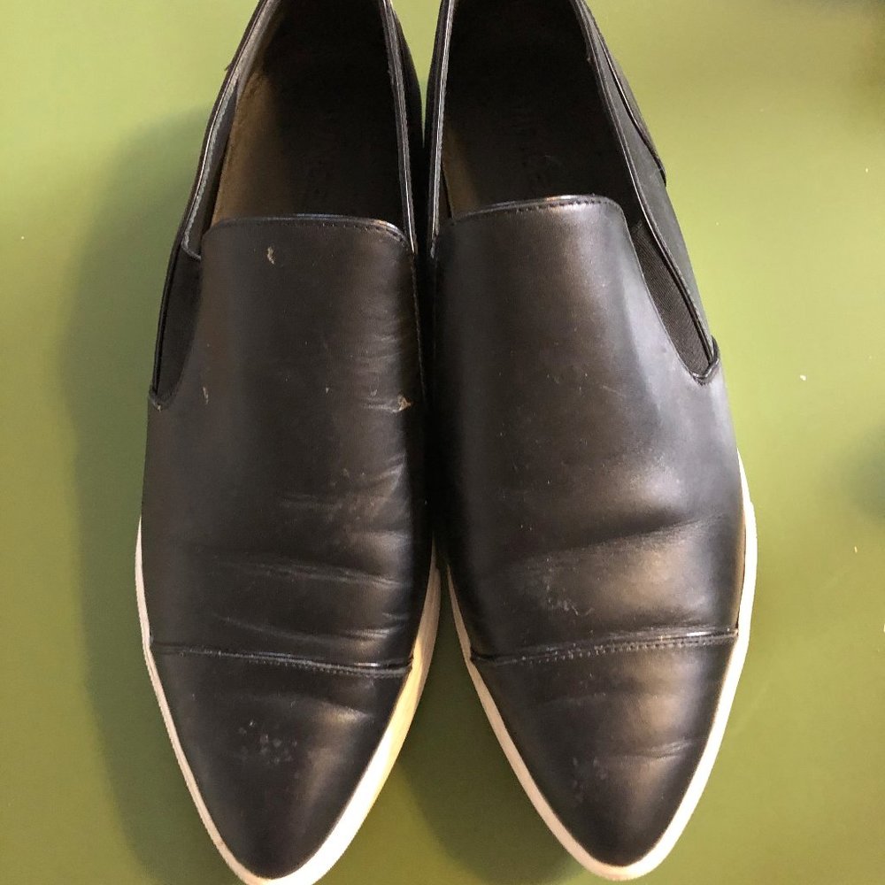 Vince Black Leather Sneakers - 8